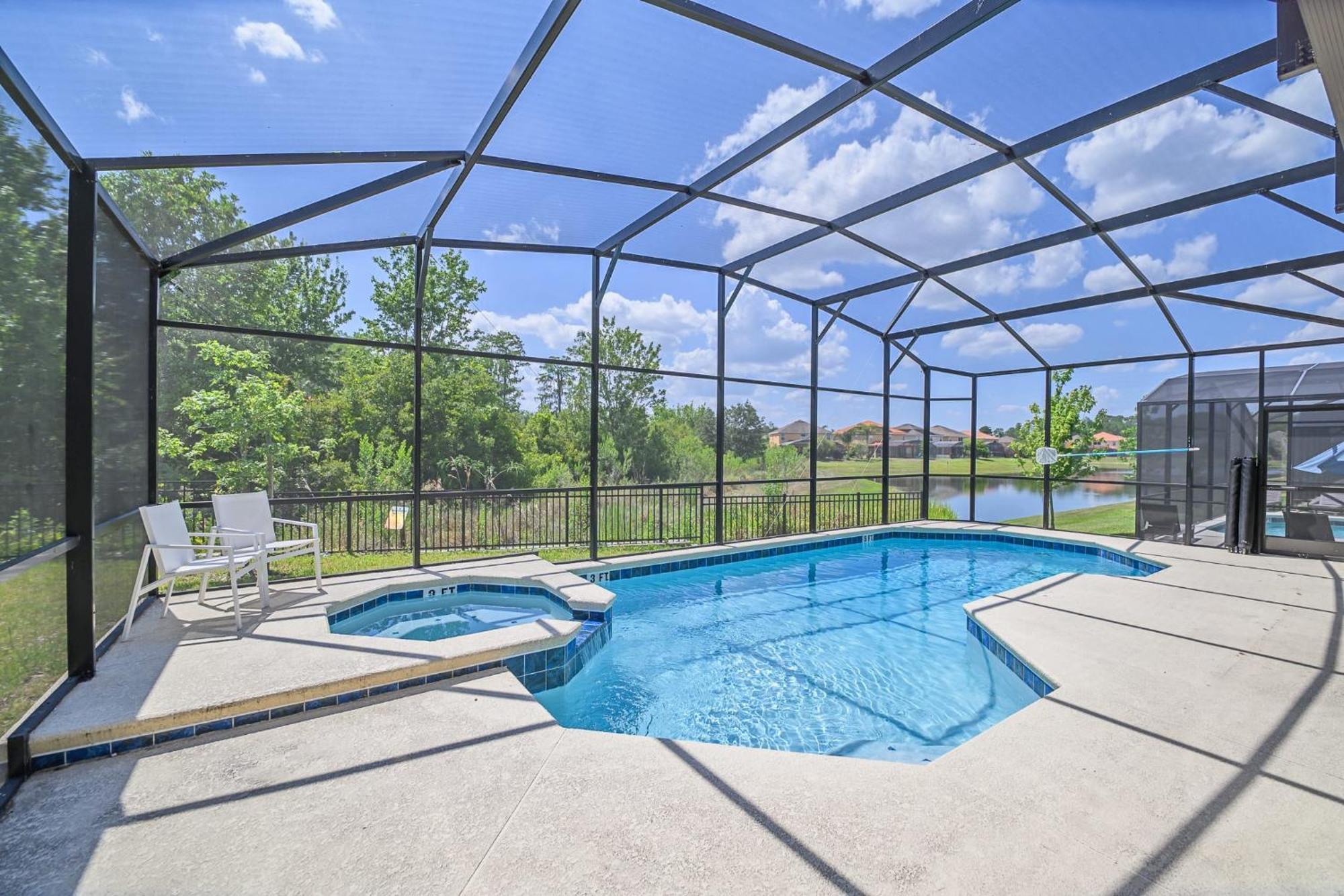 Stunning 9Br Home - Family Resort With Private Pool, Hot Tub, Games Room And Bbq! Kissimmee Esterno foto