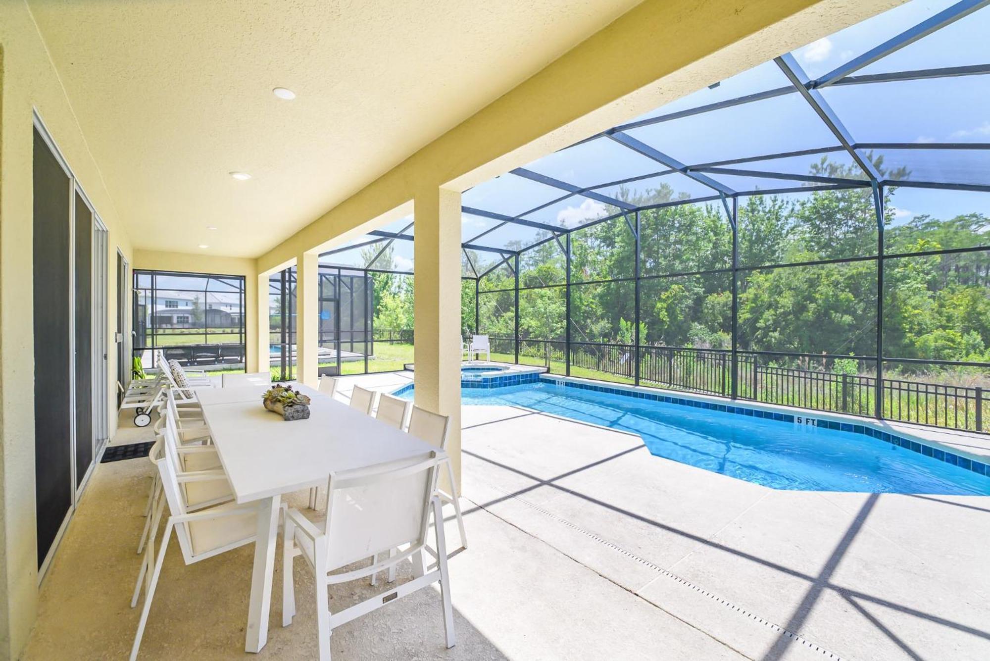 Stunning 9Br Home - Family Resort With Private Pool, Hot Tub, Games Room And Bbq! Kissimmee Esterno foto